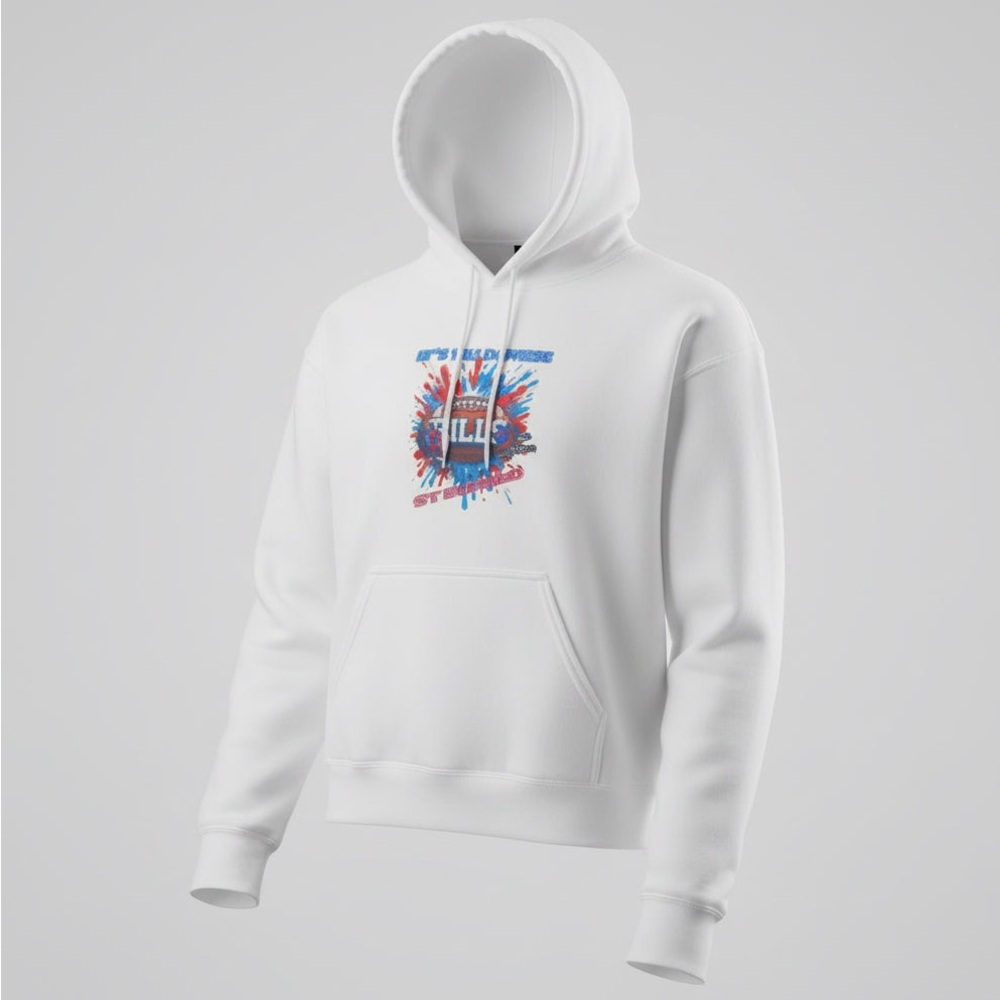 White Hoodie with Vibrant Graphic